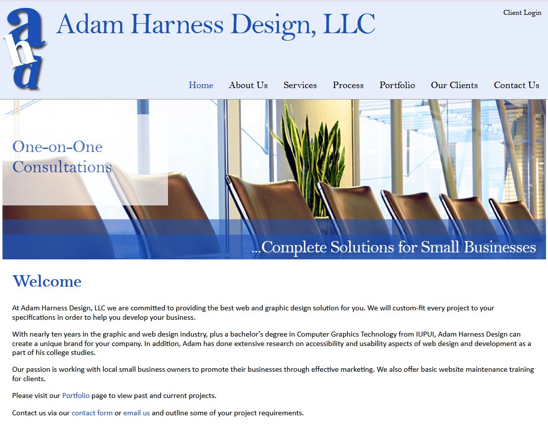 2013 harness design website screenshot