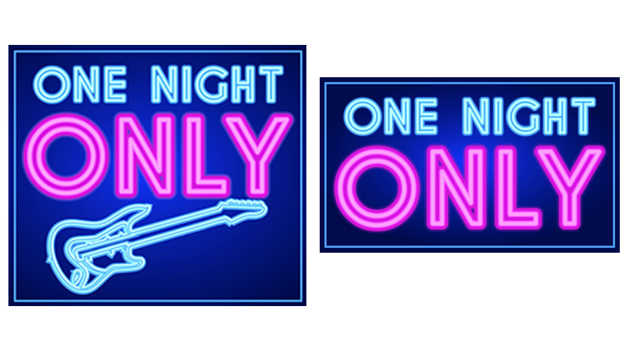one night only logo design