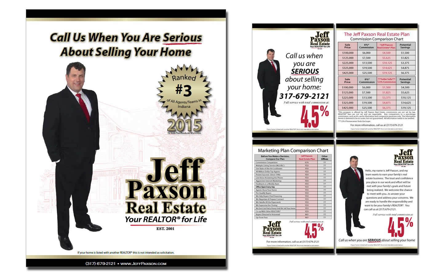 jeff paxson real estate brochure print media