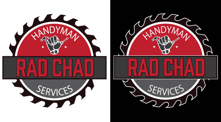 rad chad handyman services logo project